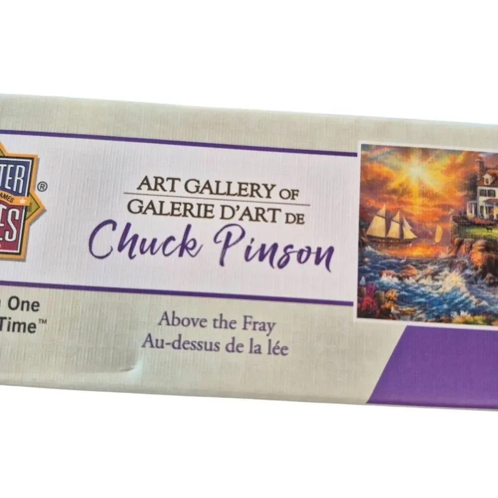 Masterpieces New Linen Chuck Pinson 1000 Pc Jigsaw Puzzles ABOVE THE FRAY